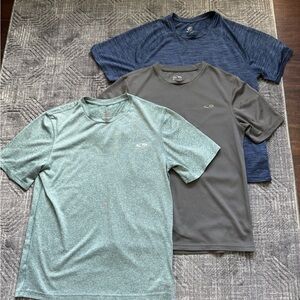 C9 by Champion Men's Athletic T-Shirt Set - Blue, Gray, Green. Men’s S fits XS